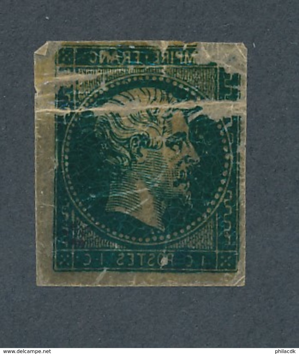 FRANCE - ESSAI 1C EMPIRE NON DENTELE - 1853-1860 Napoléon III