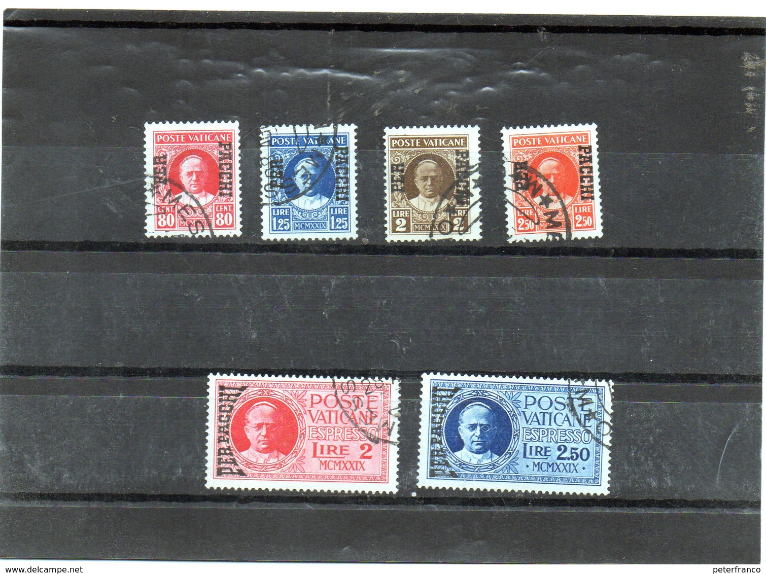 B - 1931 Vaticano - Pacchi Postali - Paketmarken