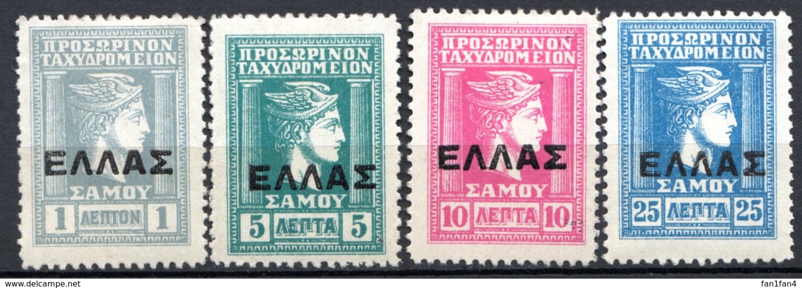 GRECE (SAMOS) - 1912 -  N° 9 à 12 - (Lot De 4 Valeurs Différentes) - (Tête De Mercure) - Unused Stamps