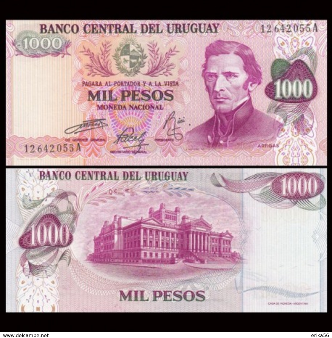 Billet Uruguay 1000 Pesos - Uruguay