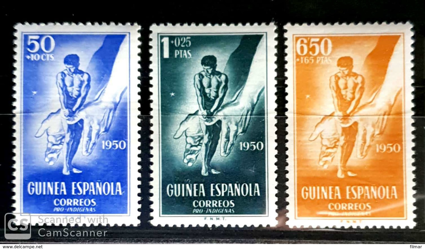Guinea N 295/297. Sin Charnela. - Guinea Española