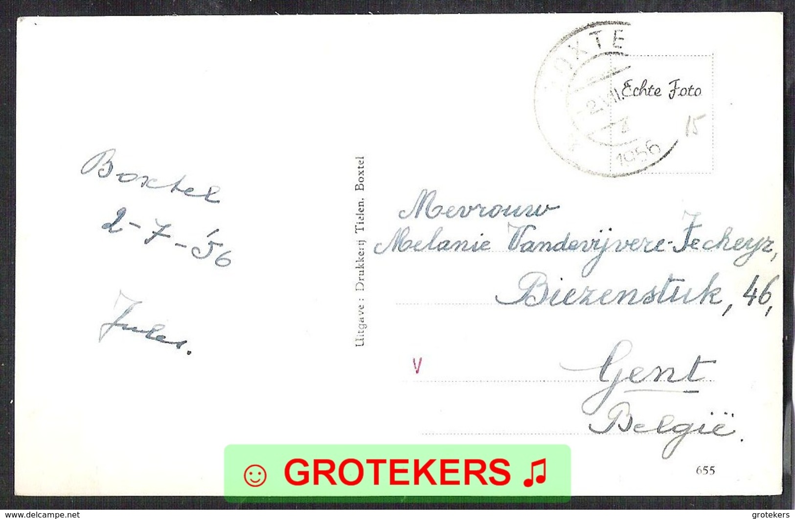 BOXTEL Melaniedreef  1956 - Boxtel