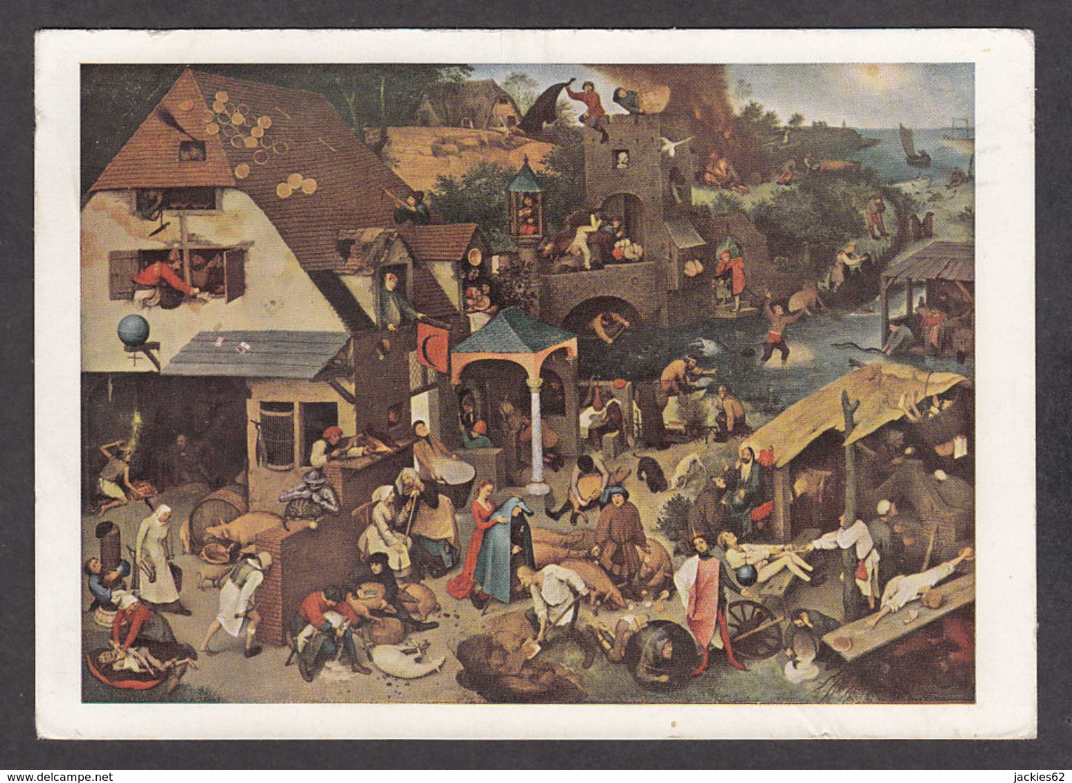 PB180/ Pieter BRUEGHEL, *Les Proverbes Flamands*, Berlin, Gemäldegalerie - Peintures & Tableaux