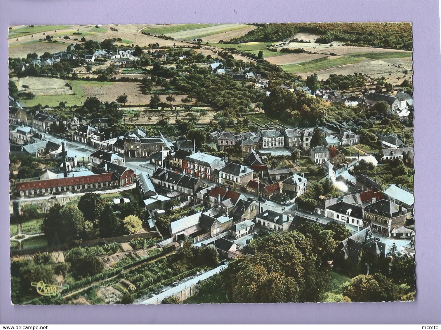 CPSM Grand Format    - Sainte Geneviève  (Oise) - Vue Générale Aérienne - Sainte-Geneviève