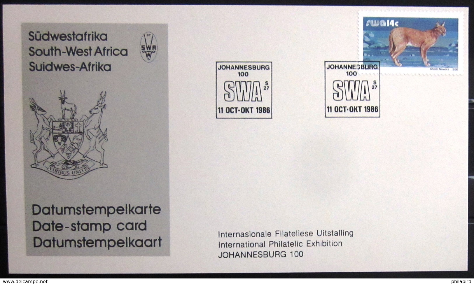 SWAZILAND                       Carte Commémorative  " JOHANNESBURG 100 " - Swaziland (1968-...)