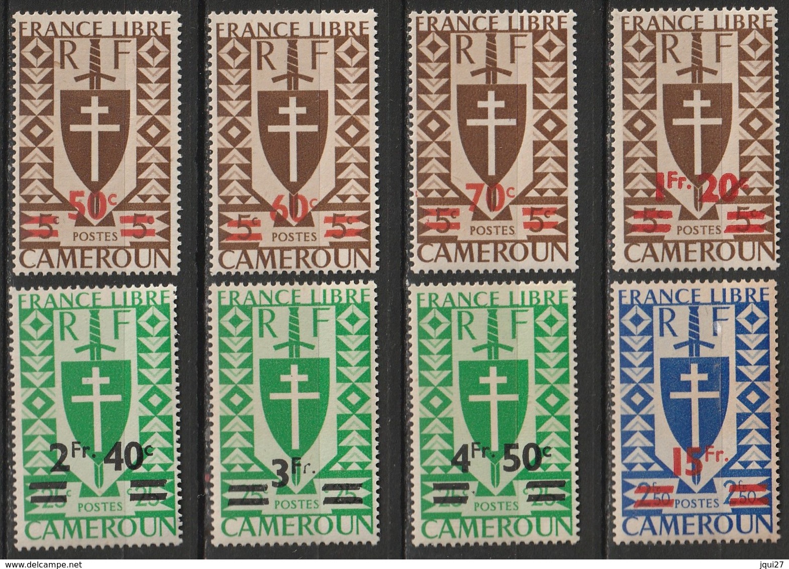 Cameroun N° 266 - 273 ** - Neufs