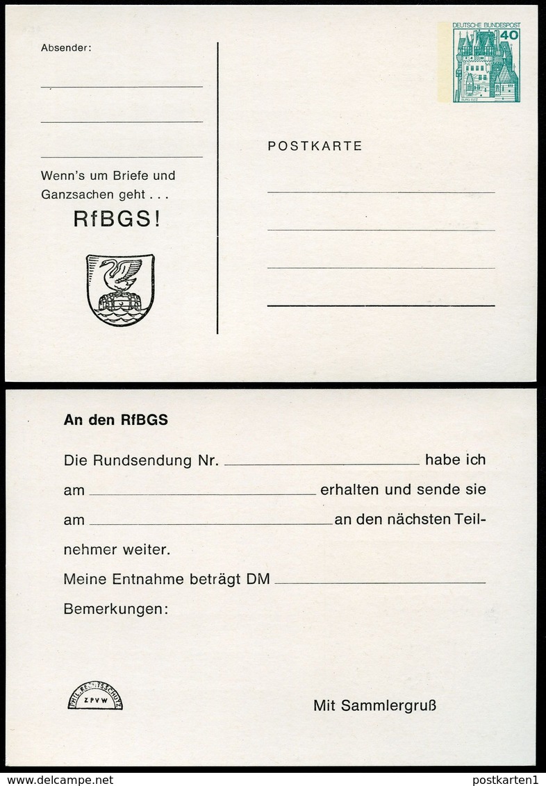 Bund PP100 B1/005 RUNDSENDEDIENST 1978 - Cartes Postales Privées - Neuves