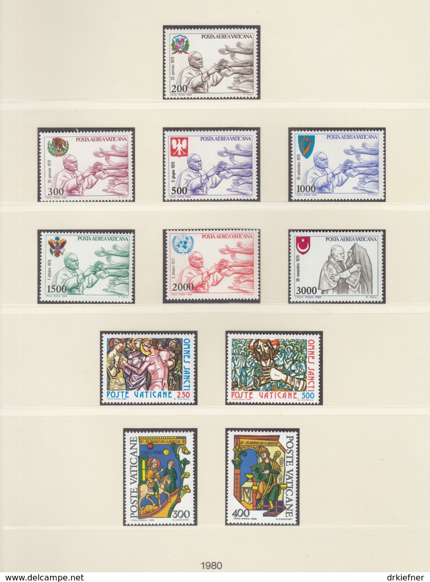 VATIKAN  759-778, Postfrisch **, 1980 Komplett - Nuevos