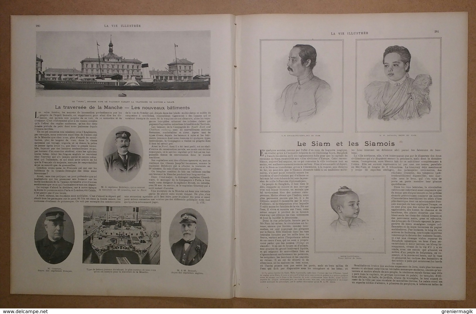 La Vie illustrée N°145 du 26/07/1901 Léon Tolstoï Yasnaïa-Polania - Roi de Siam - Duc d'Orléans sur le "Maroussia"