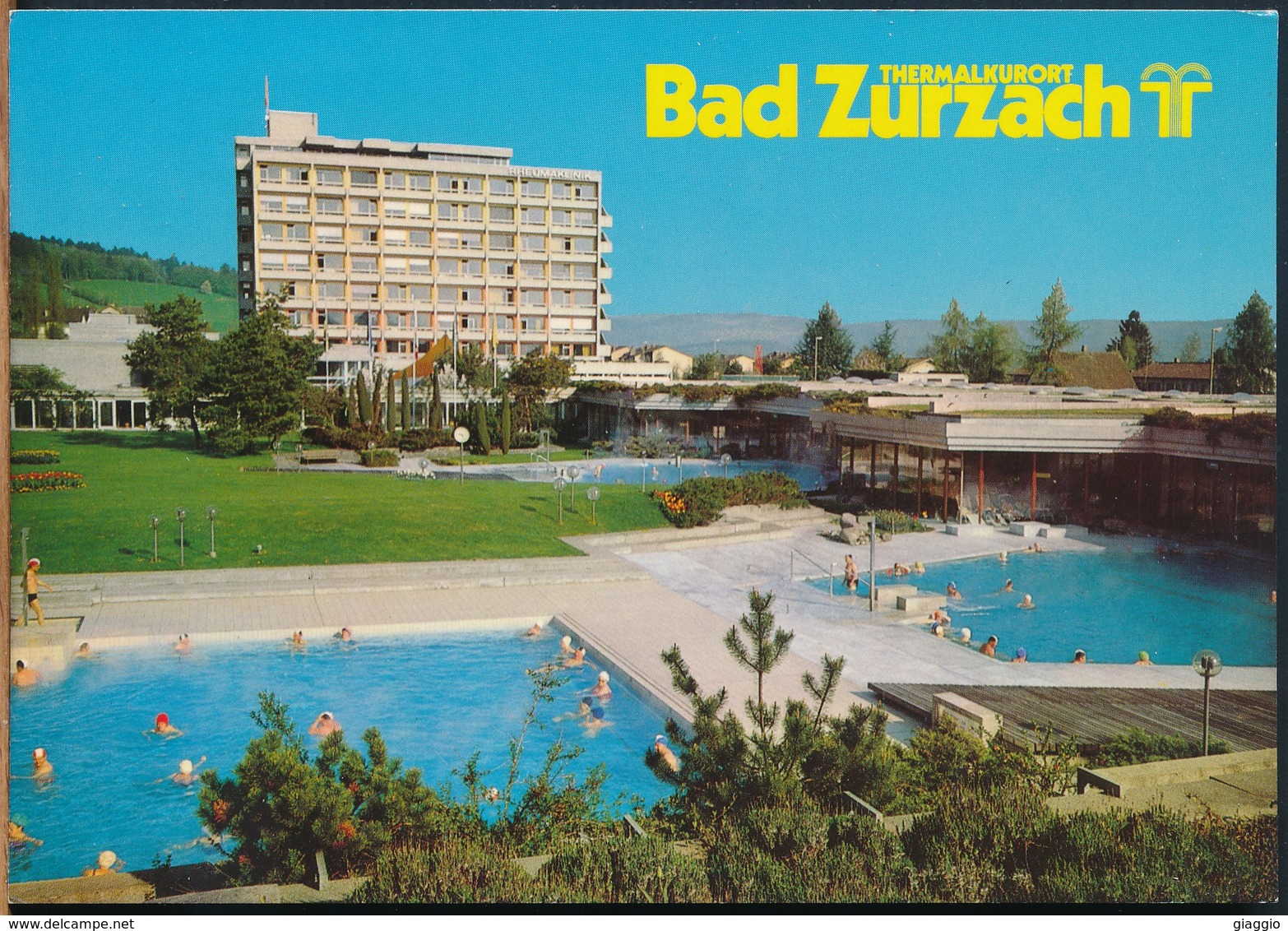 °°° 17009 - SVIZZERA - AG - THERMALKURORT , BAD ZURZACH - 1983 With Stamps °°° - Bad Zurzach