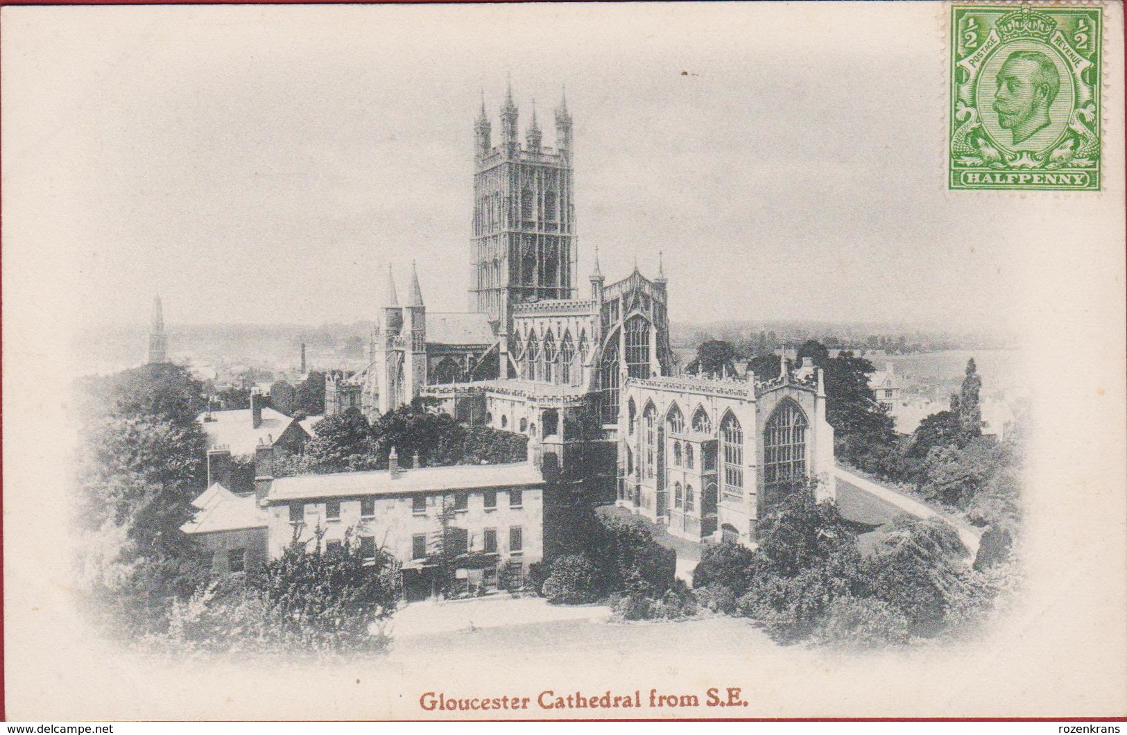 Gloucestershire Gloucester Cathedral From SE South East Old Postcard CPA UK United Kindom (In Very Good Condition) - Gloucester