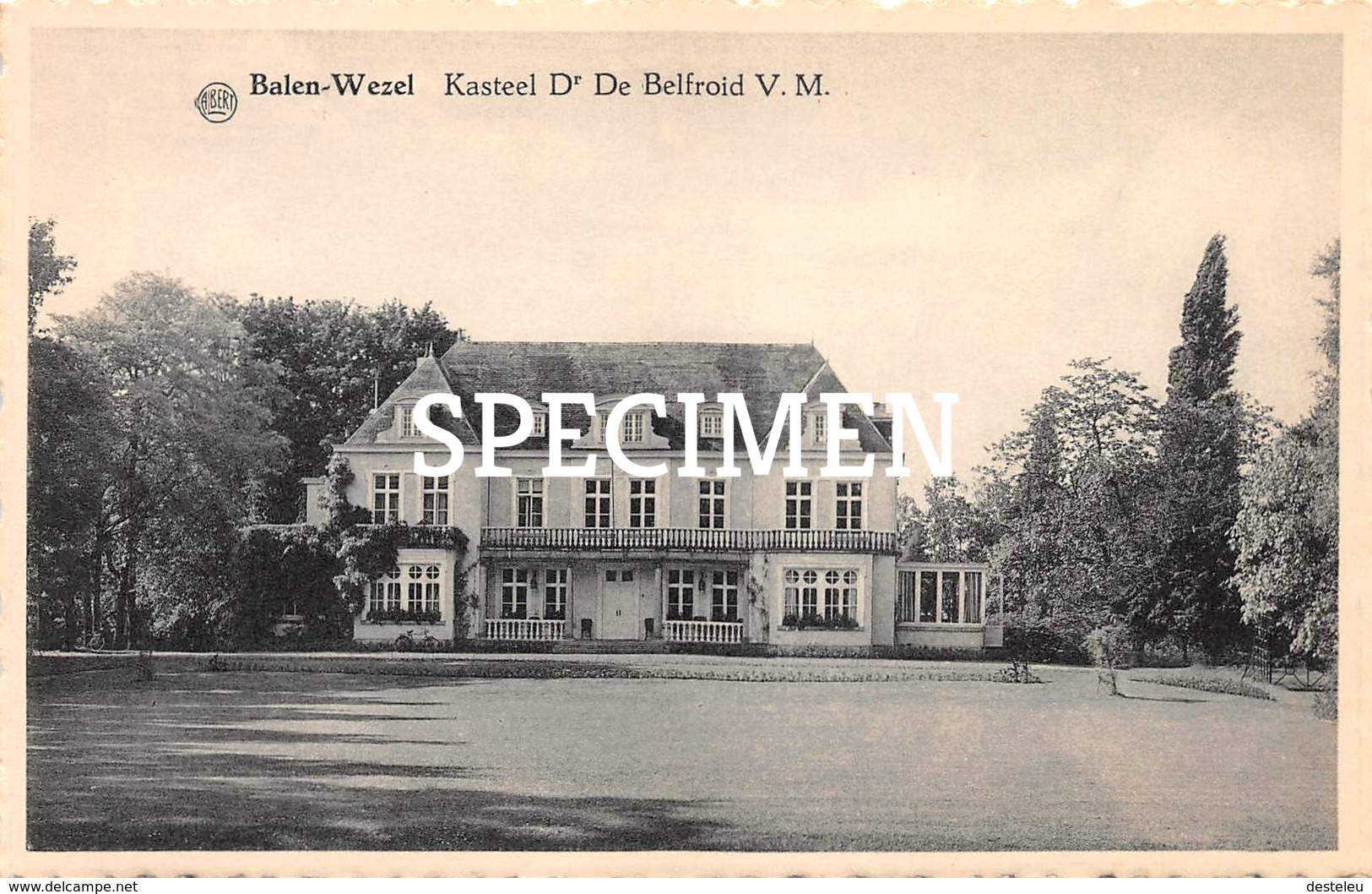 Kasteel Dr De Belfroid V.M. - Balen-Wezel - Balen