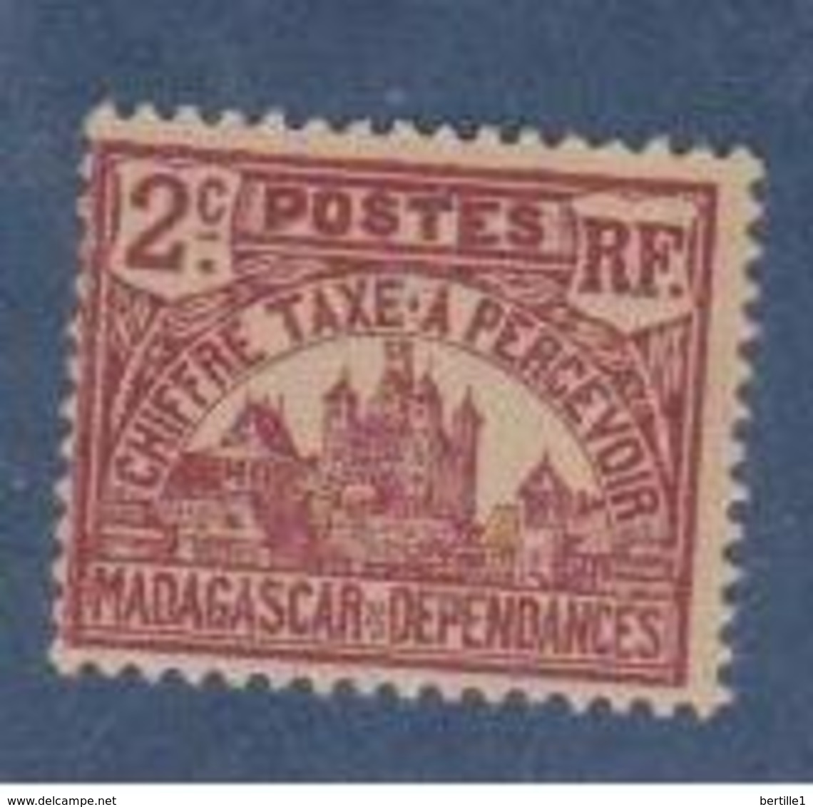 MADAGASCAR         N°  YVERT  :  TAXE 8           NEUF AVEC  CHARNIERES      (  CH  02/23 ) - Postage Due