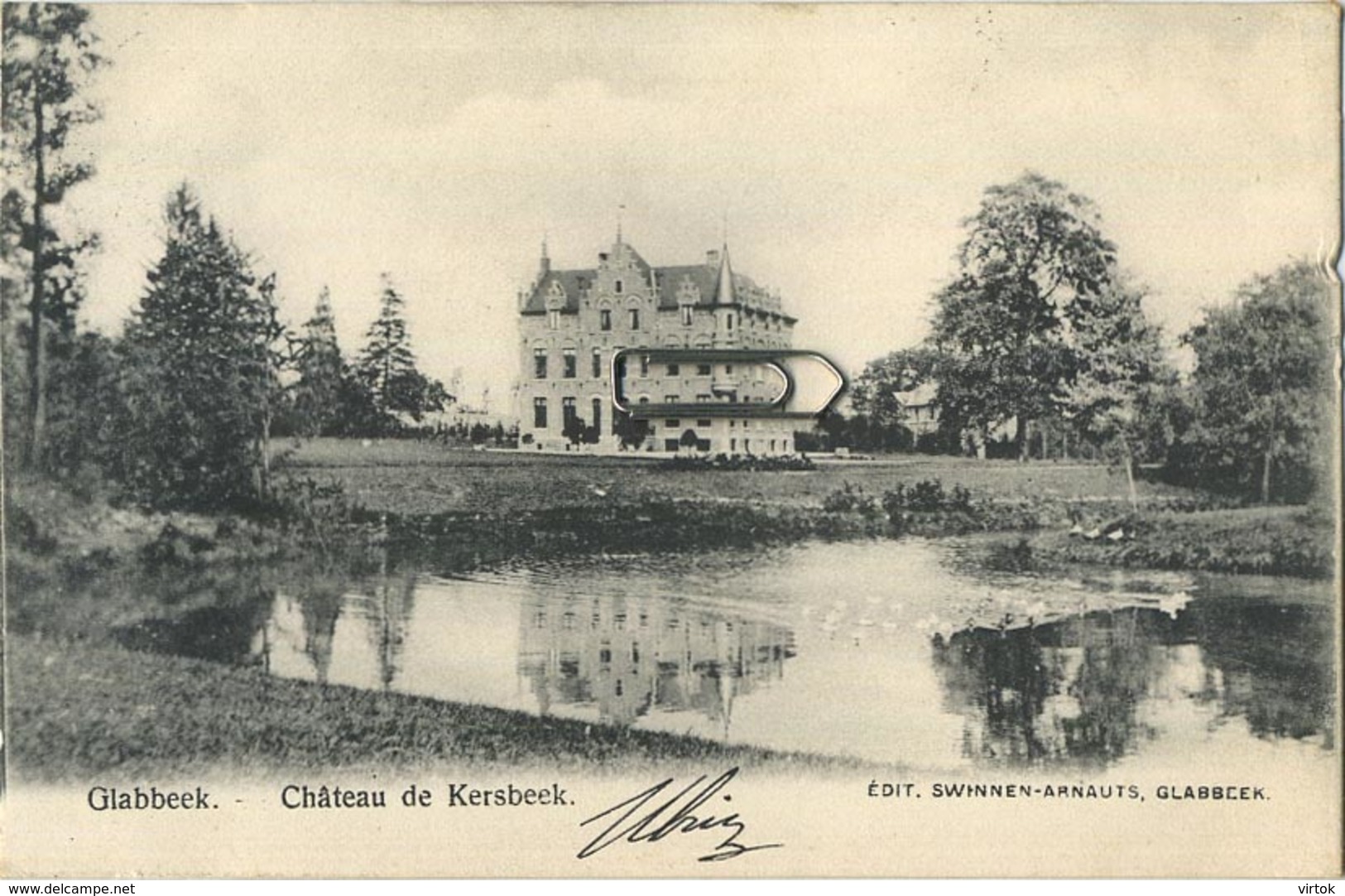 Glabbeek : Chateau De Kersbeek  ( Geschreven 1904  Met Zegel 1 Cent )  Perfecte Staat - Glabbeek-Zuurbemde