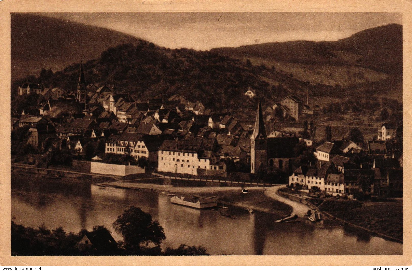Neckargemünd, Gesamtansicht, Ca. 30er Jahre - Neckargemuend