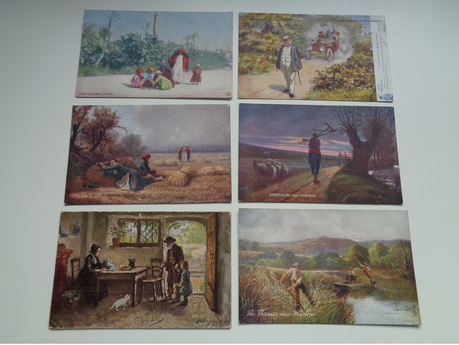 Beau Lot De 60 Cartes Postales De Fantaisie " Oilette "  Raphael Tuck & Sons    Mooi Lot Van 60 Postkaarten Fantasie - 5 - 99 Postkaarten