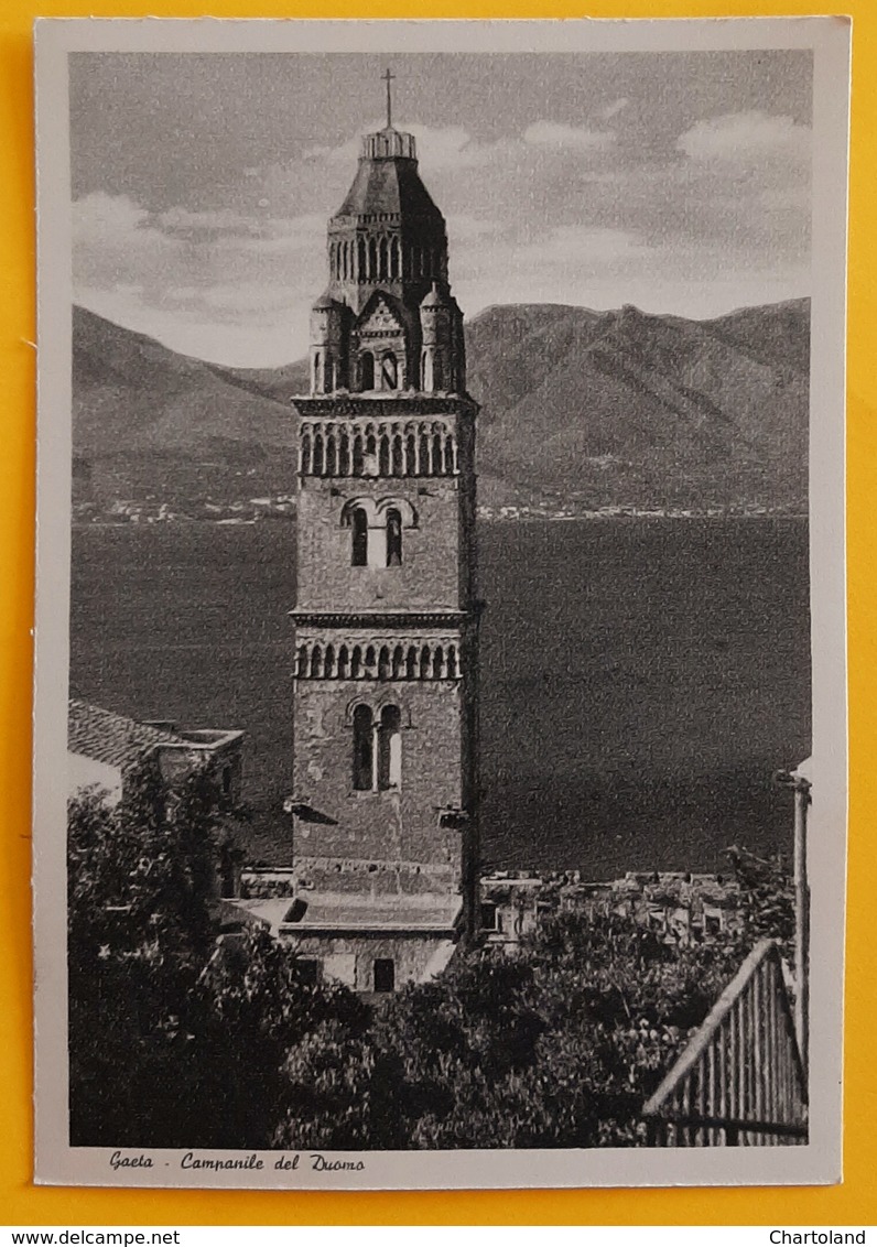 Cartolina Gaeta - Campanile Del Duomo - 1964 Ca. - Latina