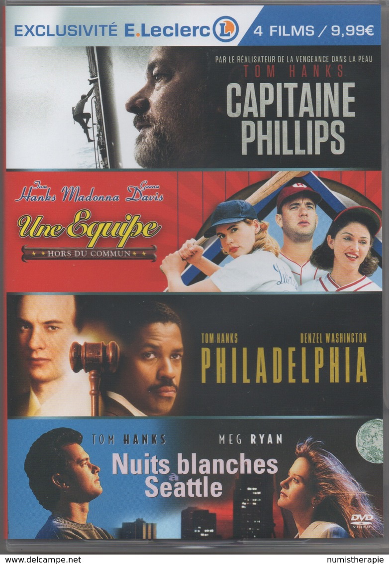 DVD X 4 : 4 Films Tom Hanks (Coffre Neuf Sous Emballage) - Collections, Lots & Séries