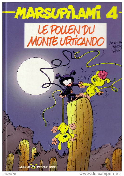 Marsupilami N° 4 - EO 1989 - Le Pollen Du Monte Urticando - Franquin - D1 - Marsupilami