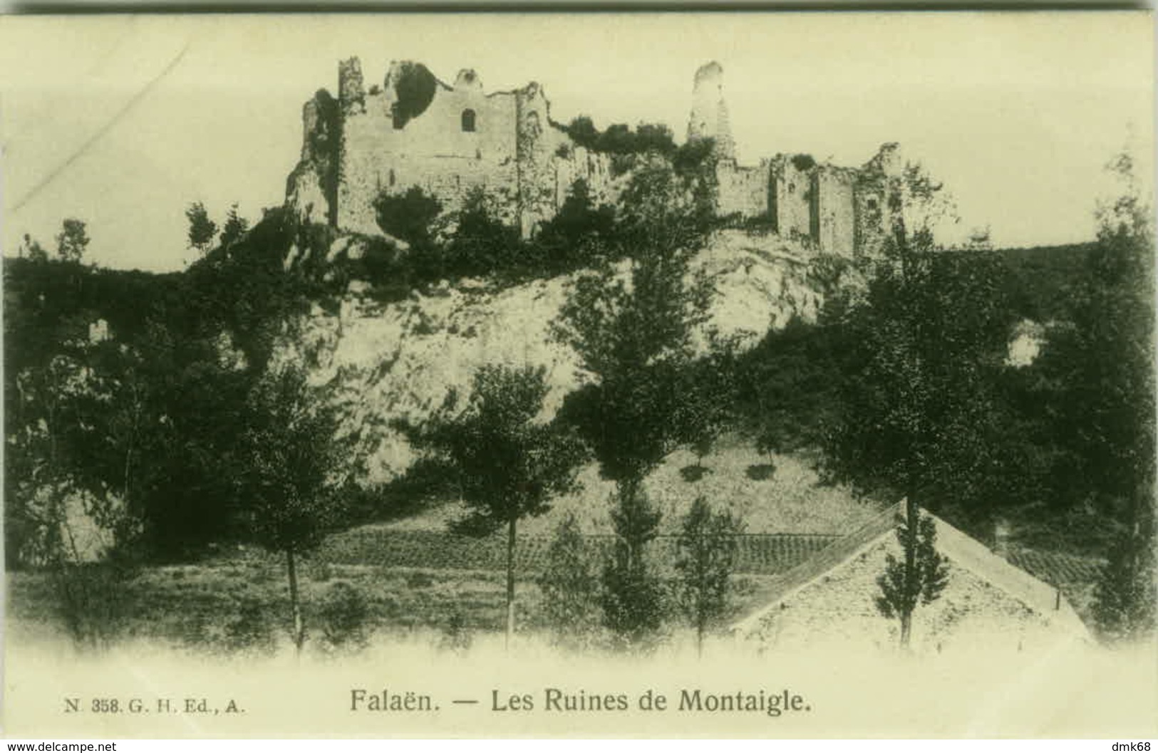 BELGIUM -  FALAËN LES RUINES DE MONTAIGLE - EDIT G.H. ED. A. - 1910s (7151) - Onhaye