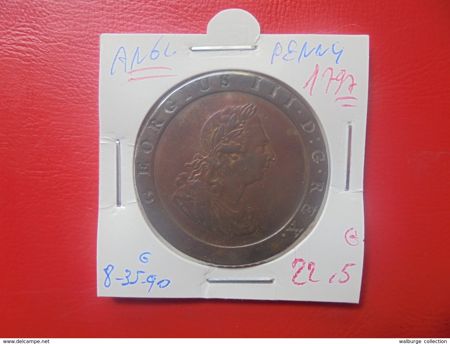 GRANDE-BRETAGNE PENNY 1797 (A.3) - Other & Unclassified