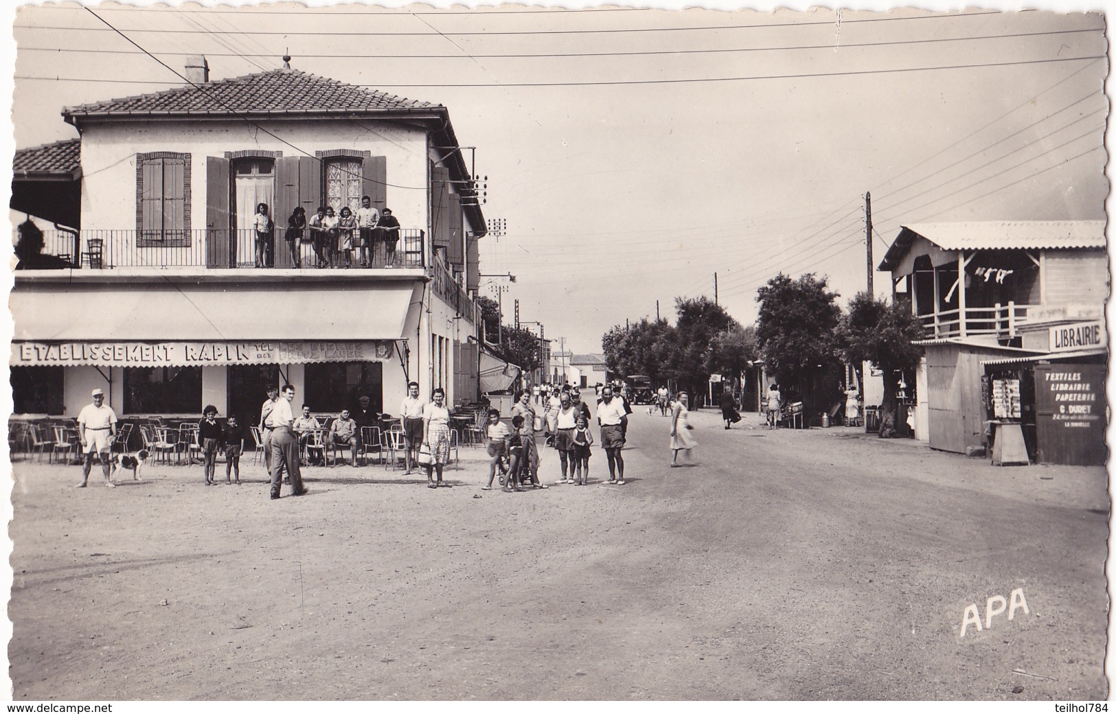 LA NOUVELLE  -  RUE PRINCIPALE  -  ETABLISSEMENT RAPIN - Autres & Non Classés