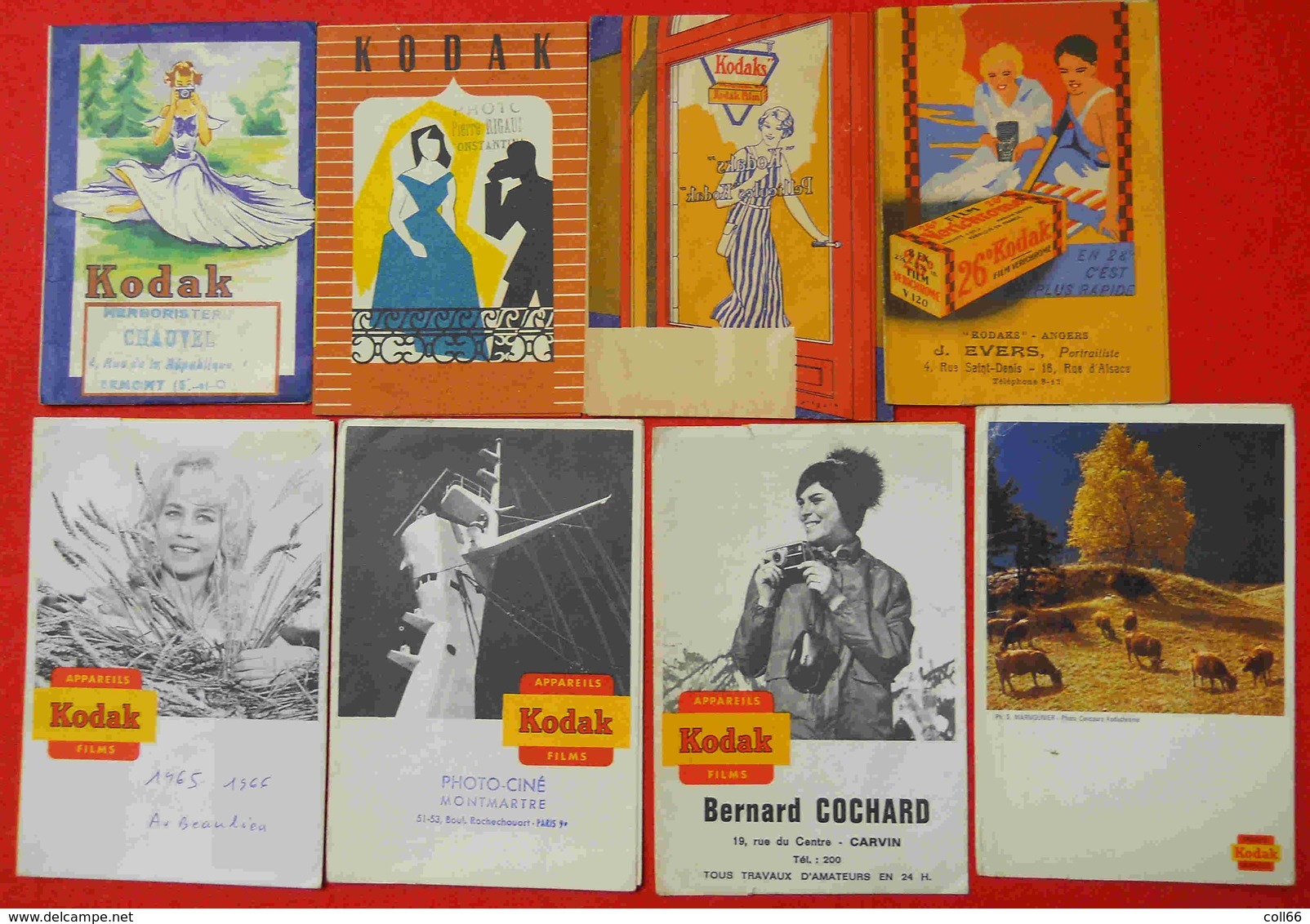 Publicité Kodak Advertising 36 Pochettes Anciennes Différentes Pour Photos Kodaks Vintage And More Et + - Autres & Non Classés