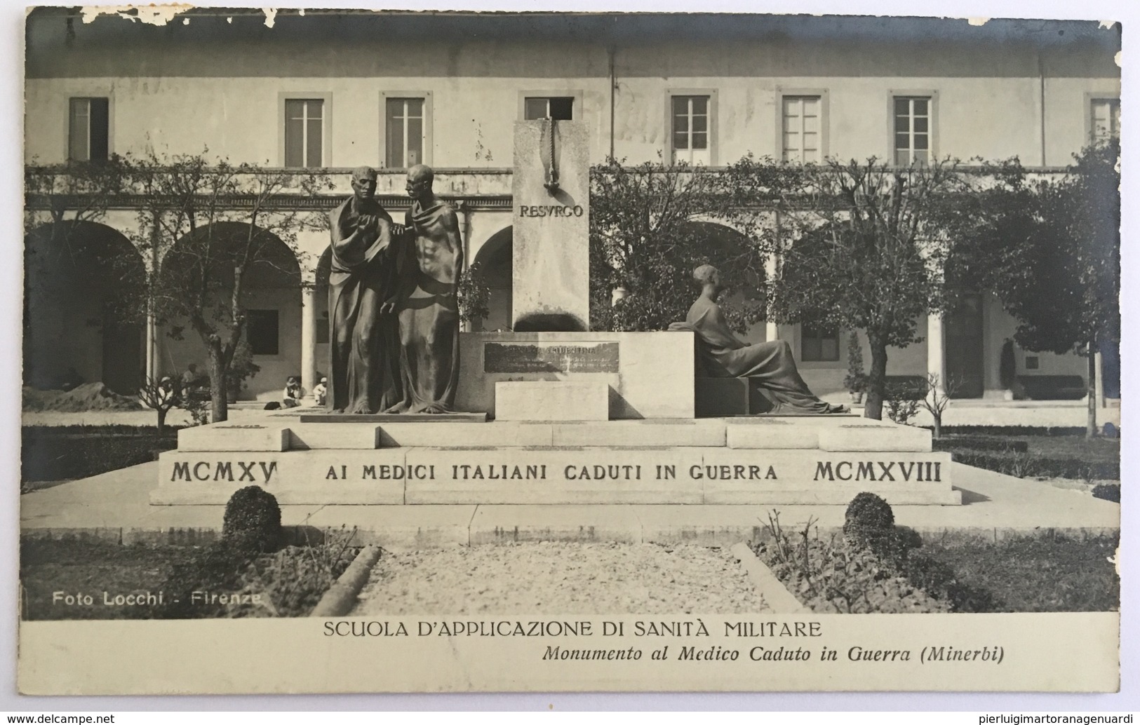 10750 Scuola D ' Applicazione Di Sanità Militare - Monumento Al Medico Caduto In Guerra - Monuments Aux Morts