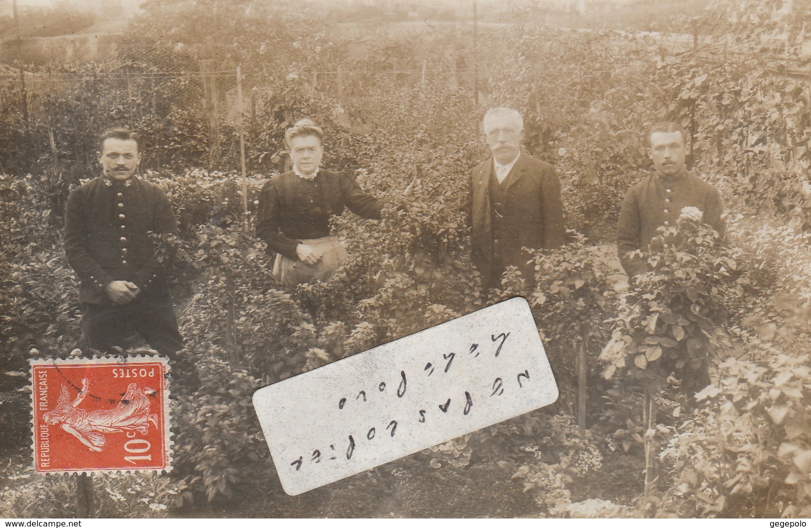 HOUILLES  -  Un Groupe Posant En 1912        ( Carte Photo ) - Houilles