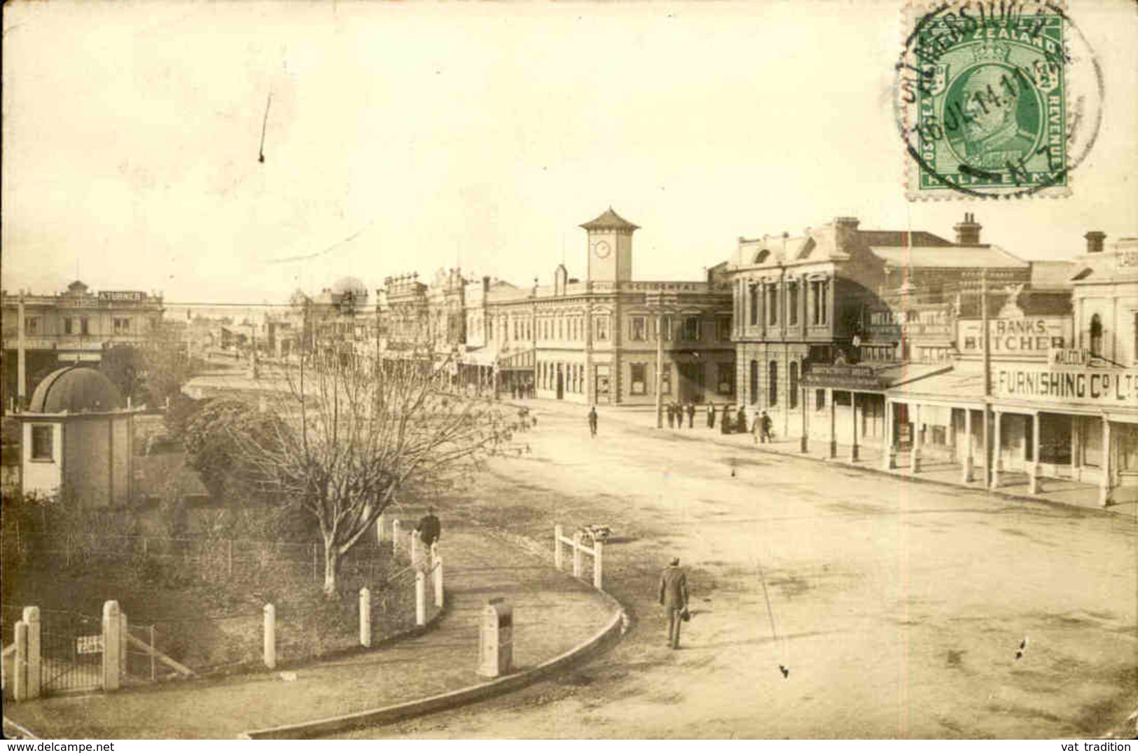 NOUVELLE ZÉLANDE - Rare - Affranchissement Plaisant Sur Carte Photo Pour Beyrouth Liban En 1914 - L 51181 - Storia Postale