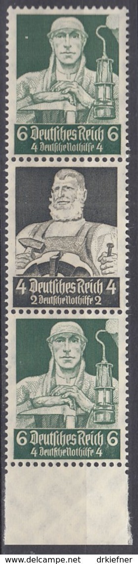 DR S 222, Postfrisch**,  Nothilfe: Berufsstände 1934 - Zusammendrucke