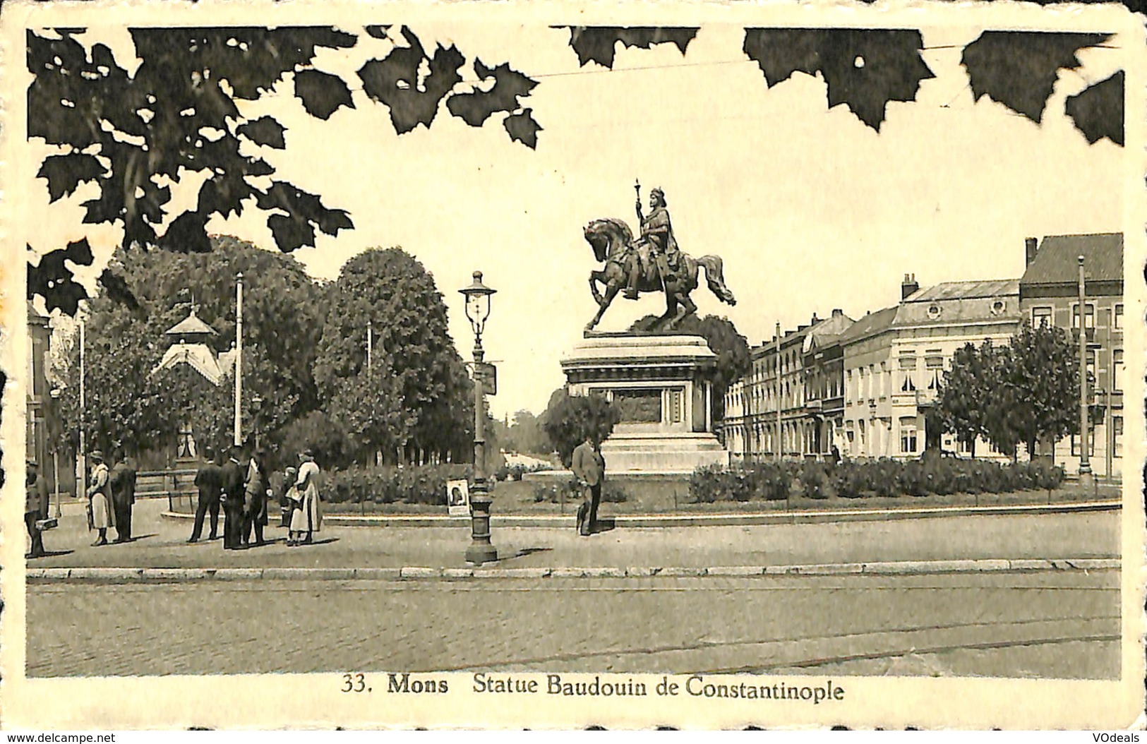 CPA - Belgique - Mons - Statue De Baudouin De Constantinople - Mons