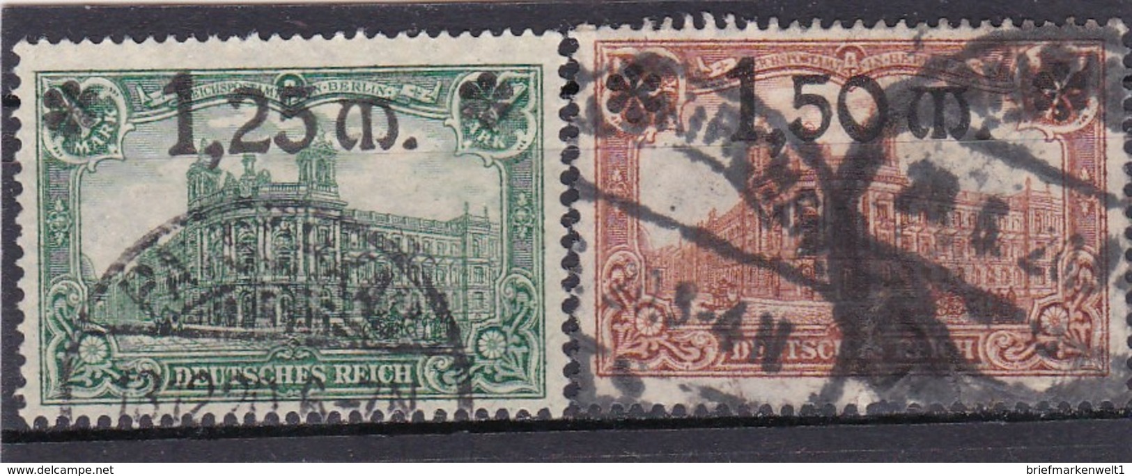 Deutsches Reich, Nr. 116/17, Gest. (T 13819) - Gebraucht