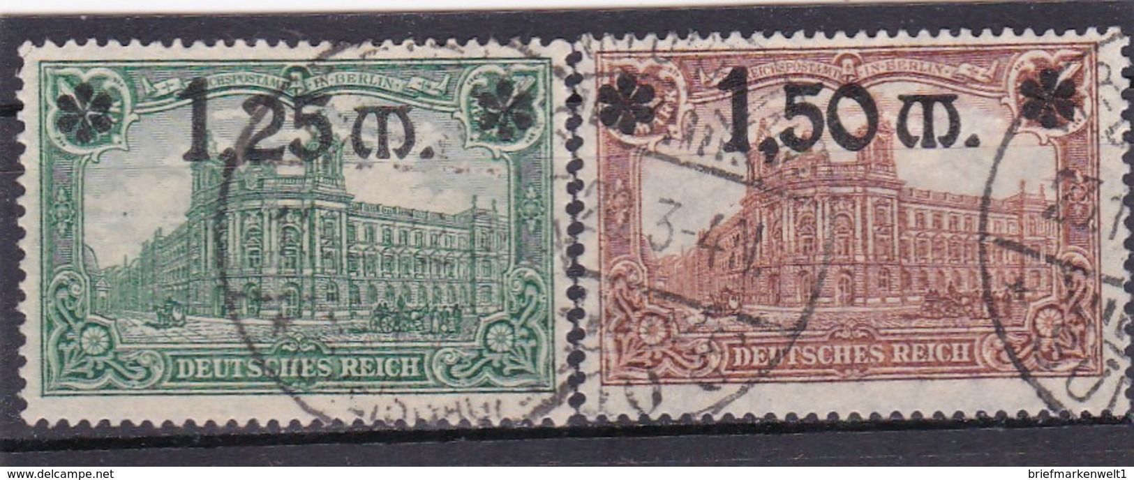 Deutsches Reich, Nr. 116/17, Gest. (T 13820) - Gebraucht