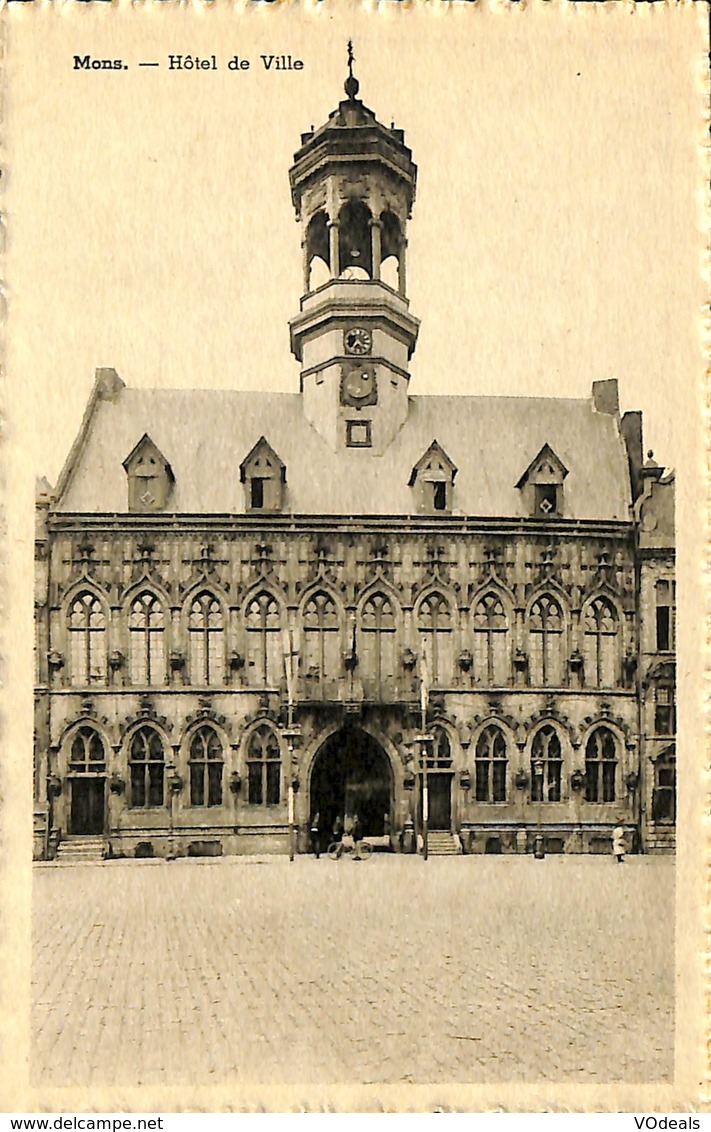 CPA - Belgique - Mons - Hôtel De Ville - Mons