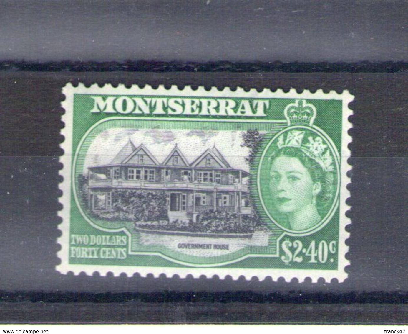 Montserrat. Siège Du Gouvernement. 2$40 - Montserrat