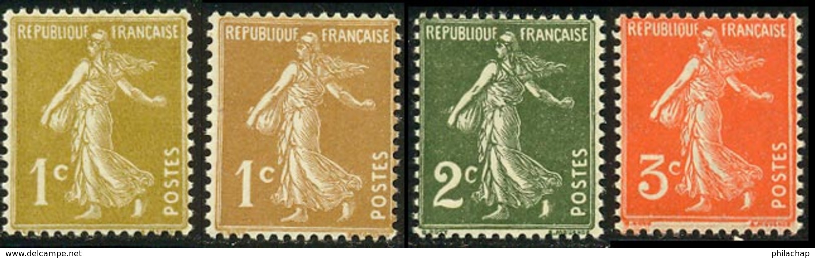 France 1932 Yvert 277A-277B-278-278A ** TB - Unused Stamps
