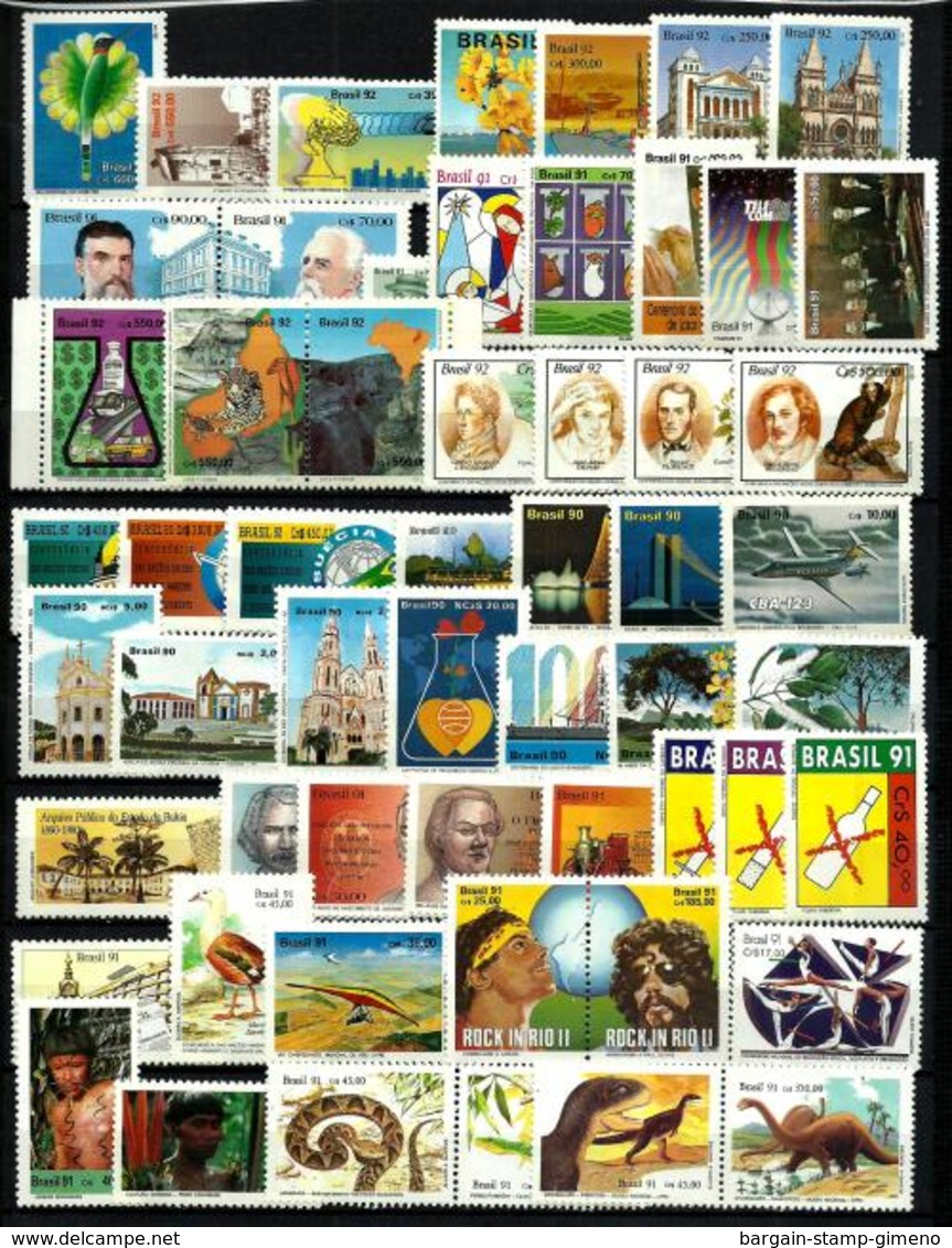 Brasil 35 Series Nuevas. Cat.55,10€ - Unused Stamps