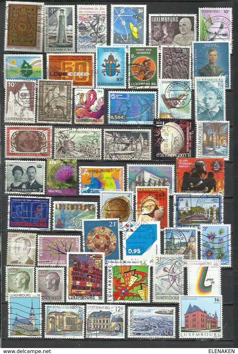 R152-SELLOS LUXEMBURGO SIN TASAR,BUENOS VALORES,VEAN ,FOTO REAL.LUXEMBOURG STAMPS WITHOUT TASAR, GOOD VALUES, SEE, REAL - Collections