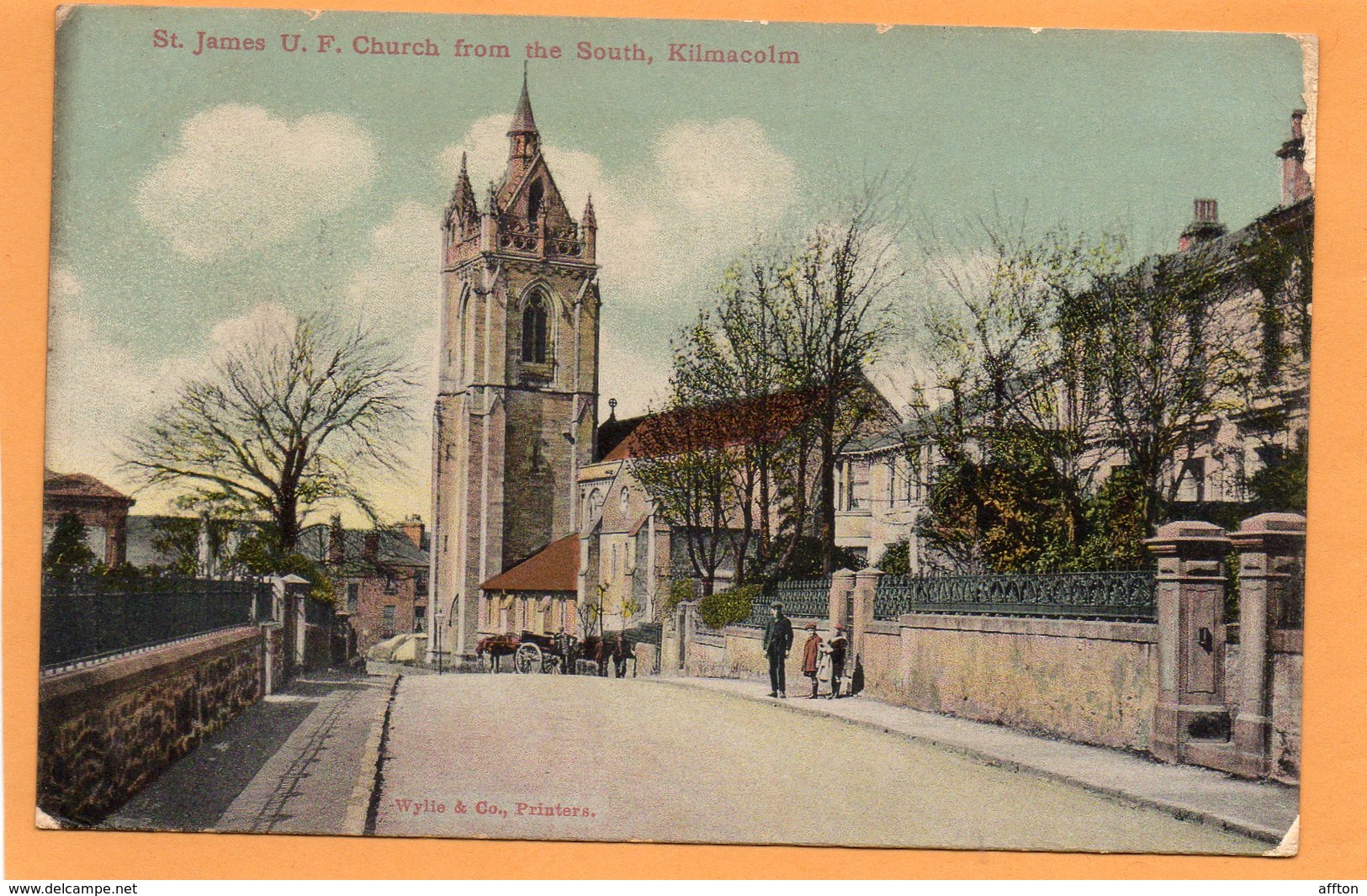 Kilmacolm UK 1910 Postcard - Renfrewshire