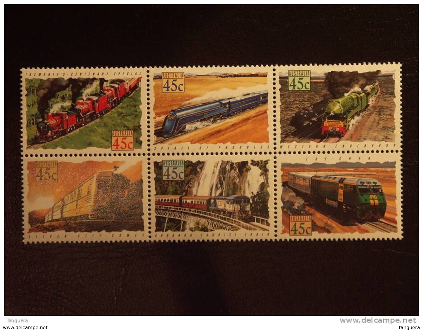 Australia Australie 1993 Trains Treinen Yv 1306-1311 MNH ** - Eisenbahnen