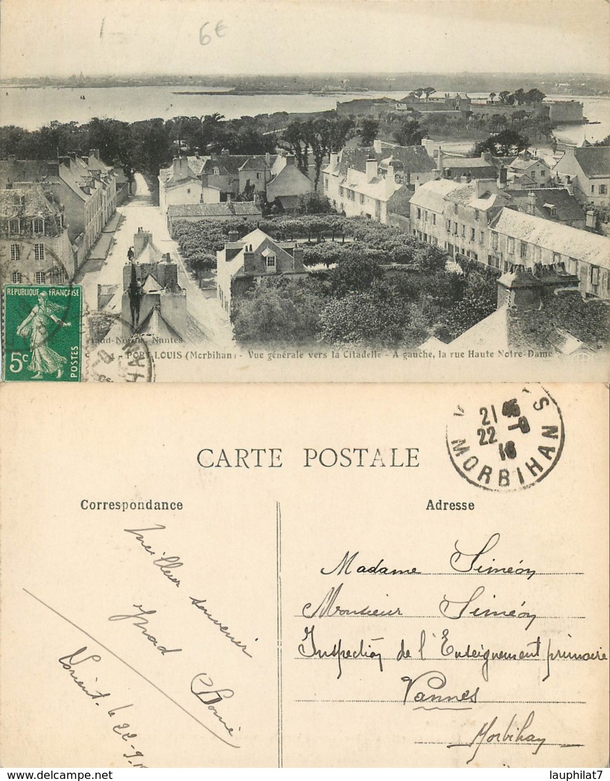 [504387]B/TB//-France  - (56) Morbihan, Port-Louis, Vue Générale Vers La Citadelle, Architectures - Autres & Non Classés