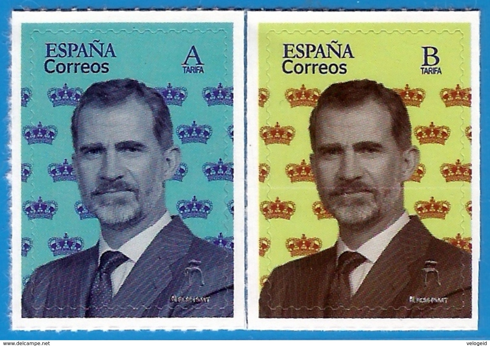 España. Spain. 2020. Serie Básica. S.M. Felipe VI - Unused Stamps