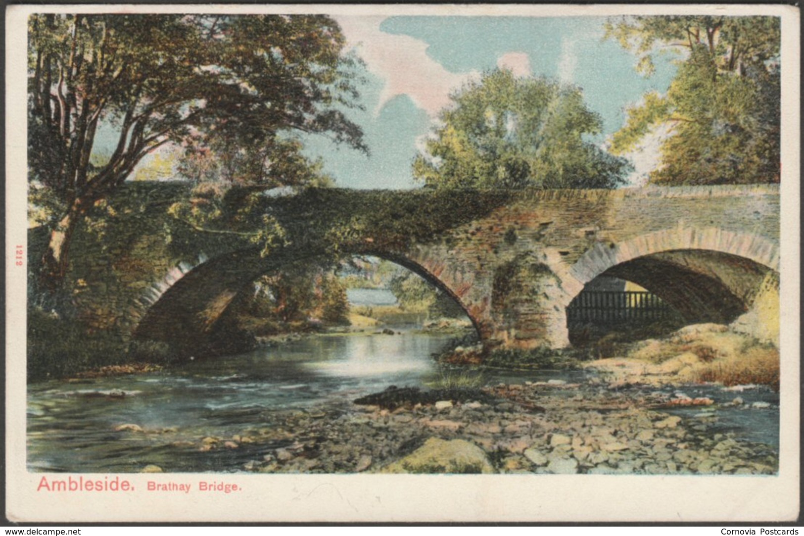Brathay Bridge, Ambleside, Westmorland, C.1905 - Peacock Postcard - Ambleside