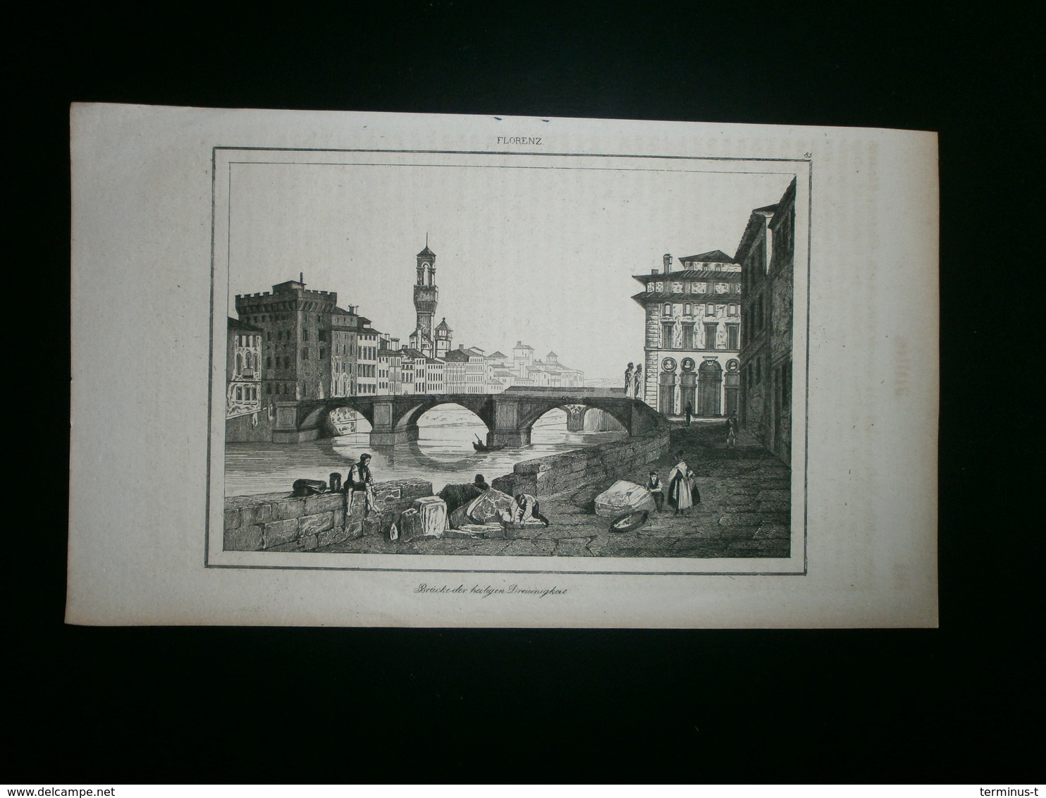 Firenze: Originele Gravure - Prenten & Gravure