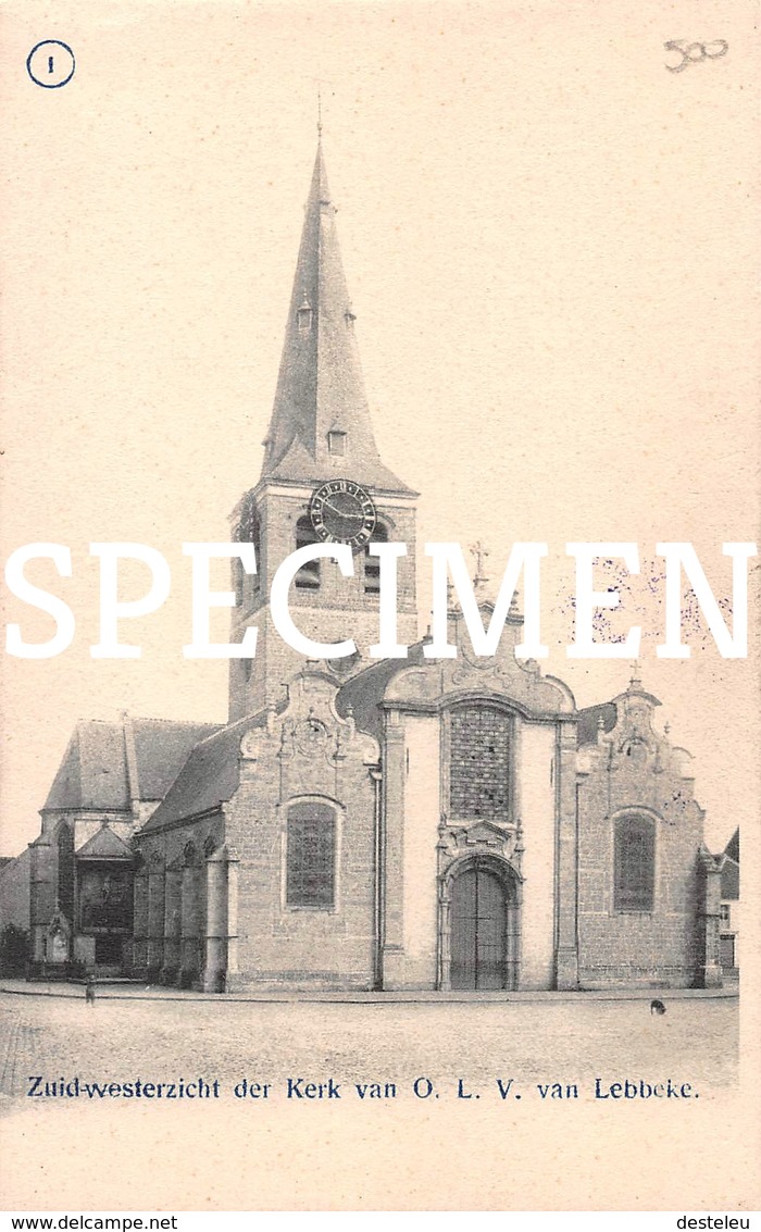 Zuidwesterzicht Der Kerk Van OLV Van Lebbeke - Lebbeke