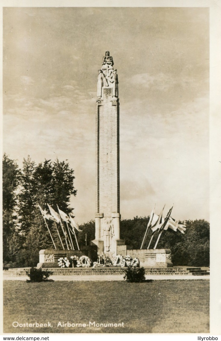 NETHERLANDS - Oosterbeek.  Airborne Monument RPPC - Oosterbeek