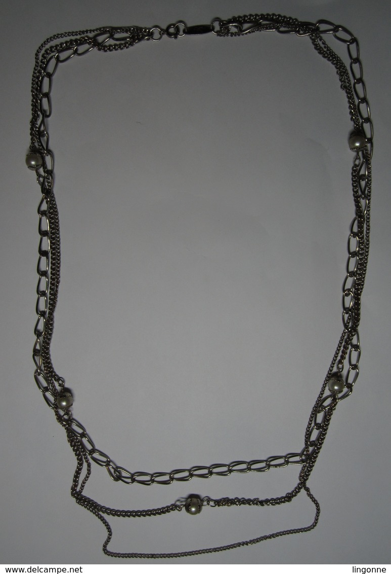 Ancien COLLIER SAUTOIR YVES ROCHER - Long Total 71 Cm Env - Colliers/Chaînes