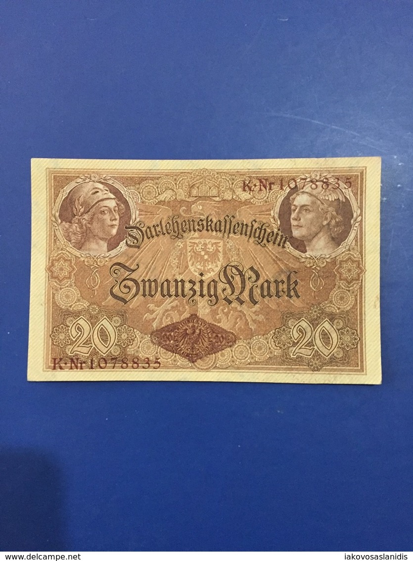 GERMANY 20 MARK 1914 UNC - 20 Mark