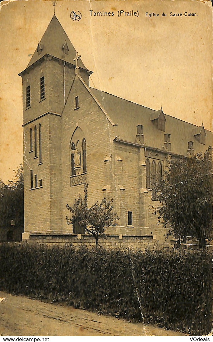 CPA - Belgique - Tamines - Eglise Du Sacré-Coeur - Sambreville